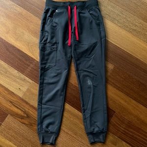 charcoal zamora jogger scrub pants